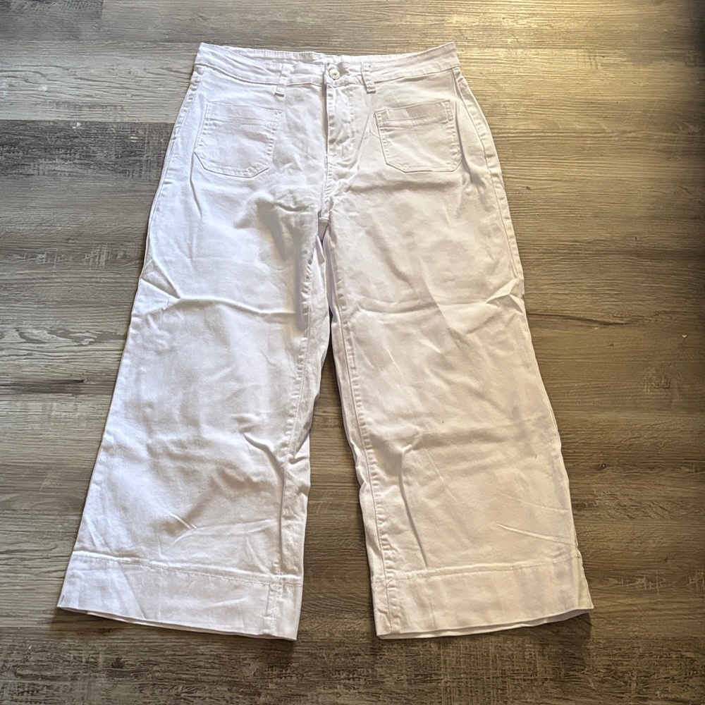 Wide Leg White Women’s Jeans